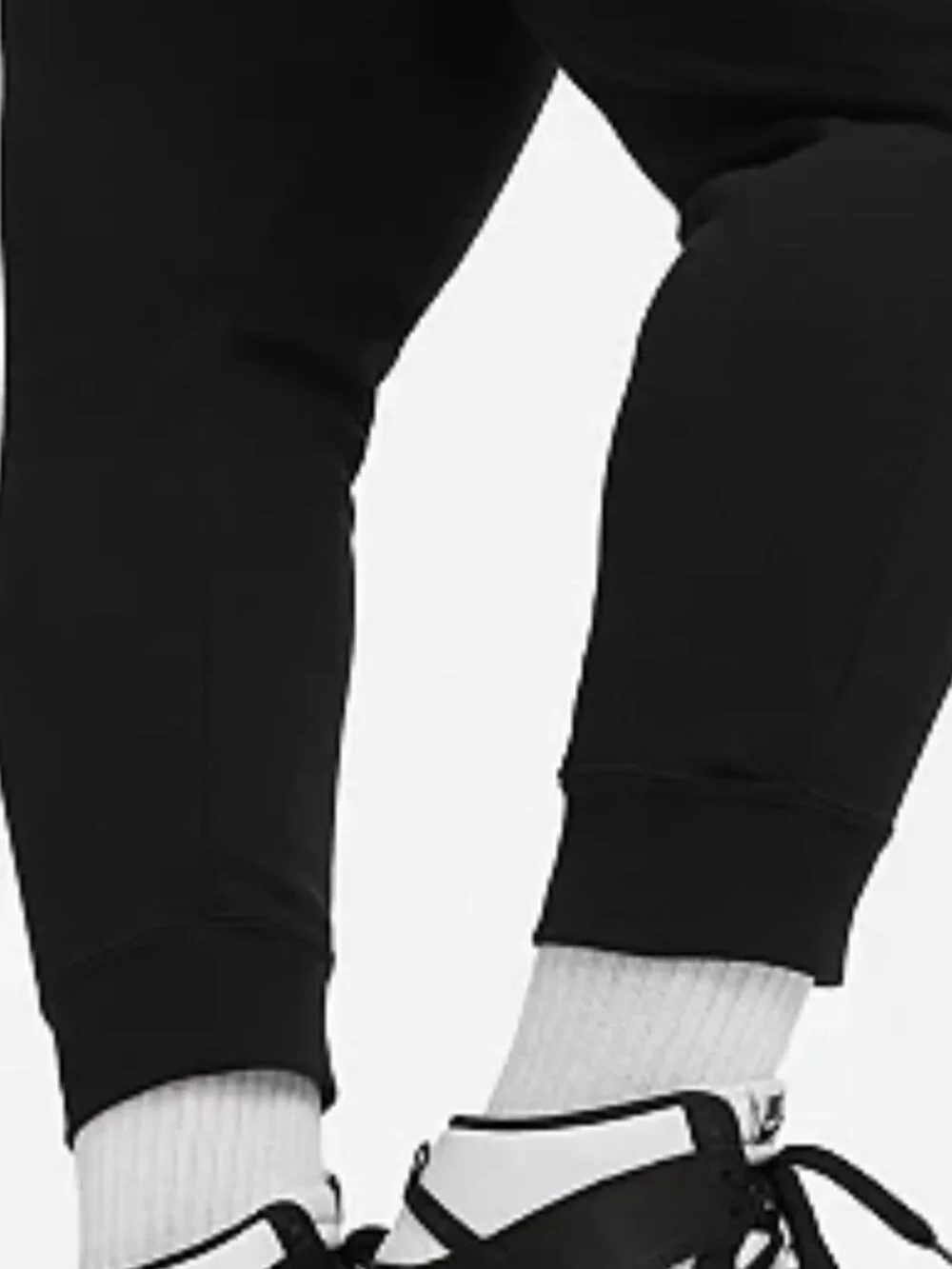 Nike Sweatpants 3X Black Jogger Standard Fit Mid Rise Fleece Pants Plus Size NWT